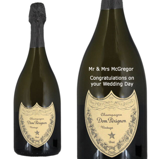 Dom Perignon Personalised Gifts Engraved Bottles Prestige Drinks